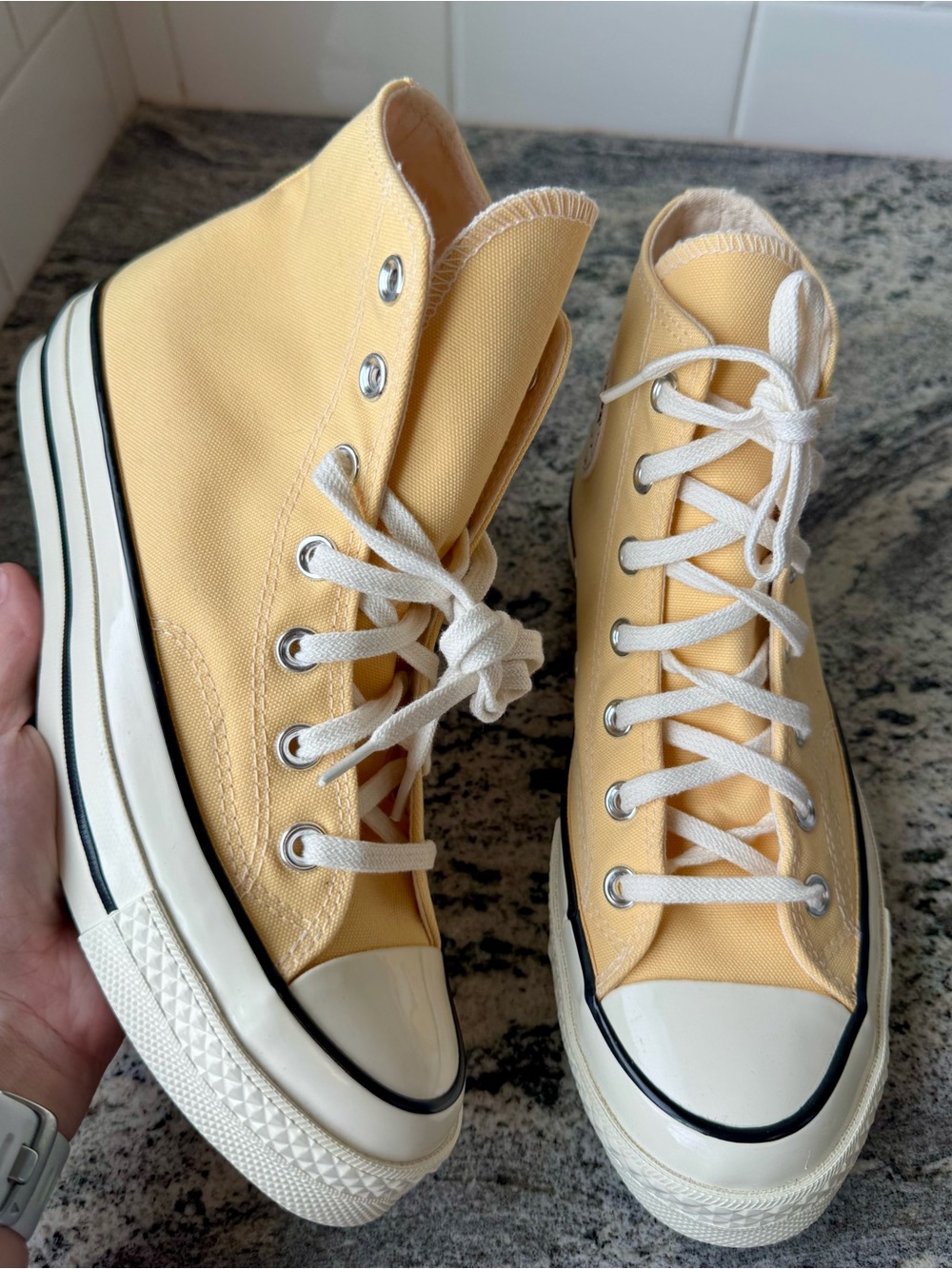 Converse Chuck 70 High in “Sunny Oasis. GORGEOUS Yellow. M6/ W8. NWOT.